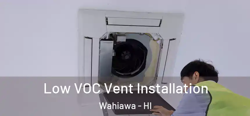  Low VOC Vent Installation Wahiawa - HI